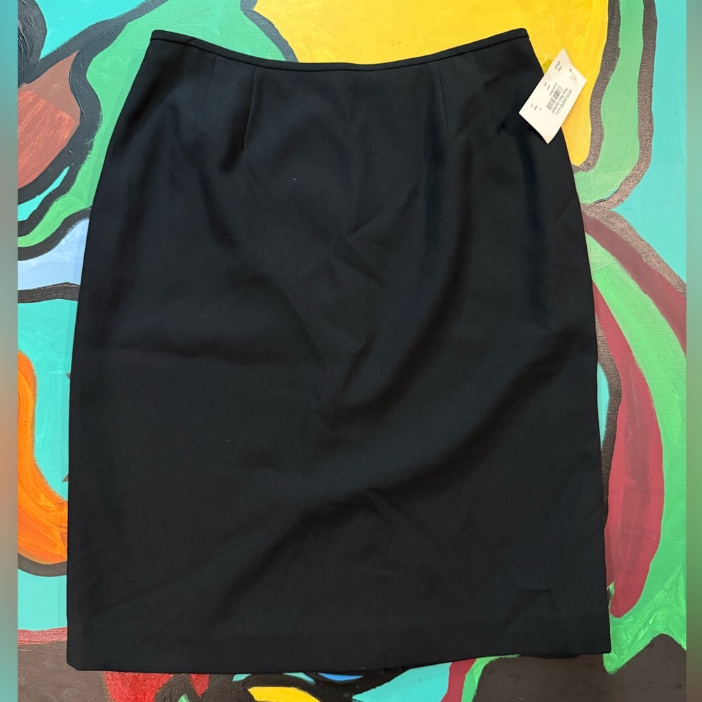 NWT Kasper Black Pencil Skirt for Women
